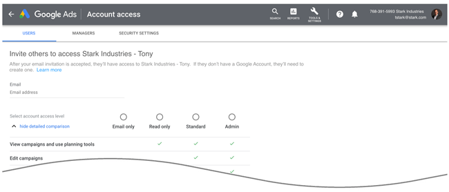 google-ads-invite-user