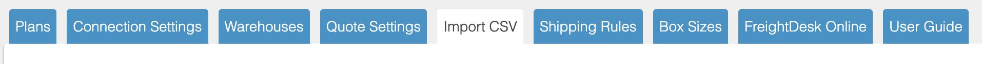 CSV Import Utility